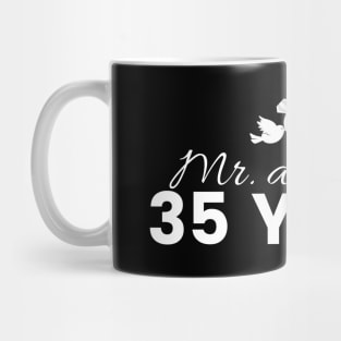 35th Wedding Anniversary Couples Gift Mug